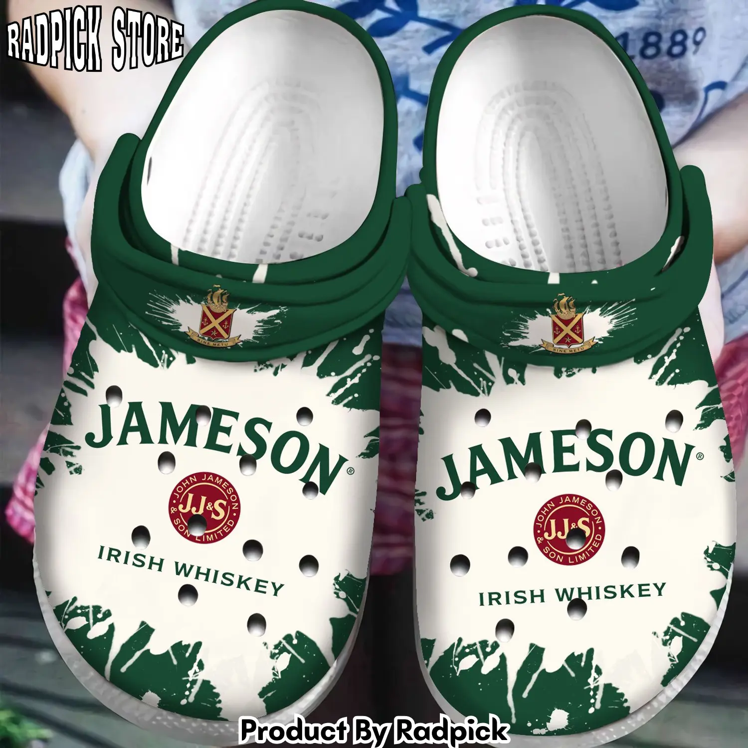 Radpick st patricks day jameson irish whiskey crocband crocss shoes rp6521272